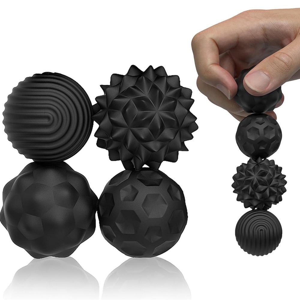 Premium Black Massage Ball Set